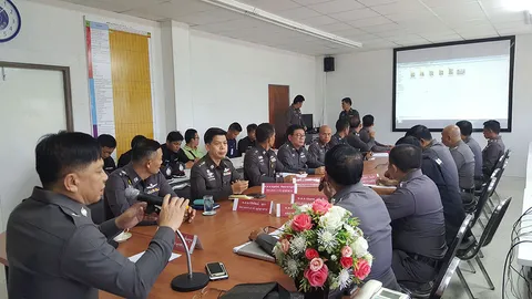 ลงพื้นที่หาหลักฐาน ล่าแก๊งโจรแต่งลายพราง ปล้นเงินพนัน 3 ล้านบาท