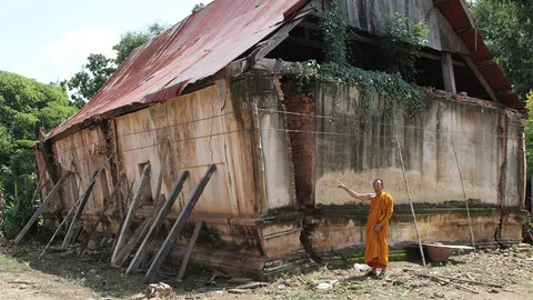 อุโบสถเก่า 109 ปี! ถูกละเลย ทรุดโทรมหนัก ชาวลับแลวอนกรมศิลป์บูรณะ