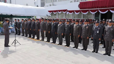 บรรยากาศจัดกิจกรรมวันตำรวจ พร้อมเปิดอาคาร สภ.หาดใหญ่หลังใหม่
