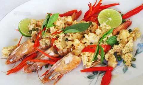 ไข่หมกกุ้ง