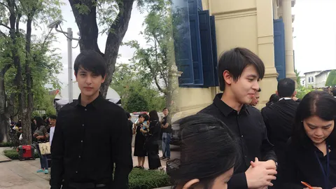 มาด้วยใจแต่เช้า เจมส์ ร่วมอาลัยพ่อของแผ่นดินไทย 