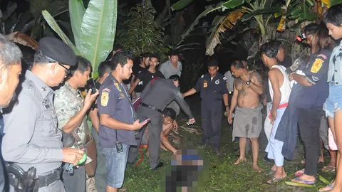 หนุ่มพม่า ลูกจ้างสวนผลไม้อ.หลังสวน ตัดกล้วยริมสระ กลายเป็นศพจมน้ำดับ