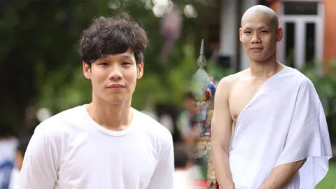 เอก ซีซั่นไฟว์ บวชถวายในหลวง ร.9 ได้ฉายา สุสุทฺโธ 