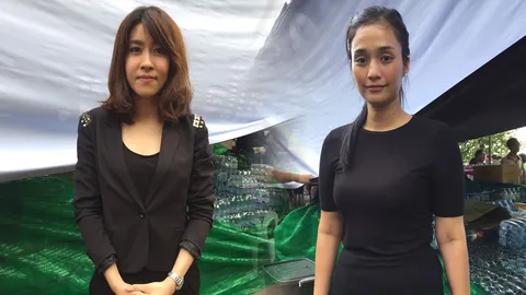 เชียร์ ครีม ทำดีด้วยใจ แจกของให้พี่น้องคนไทยที่สนามหลวง