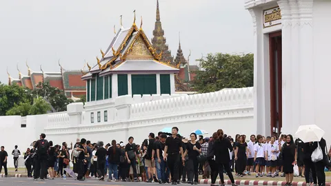 กห. จัดกำลังดูแลความสงบ-อำนวยความสะดวก ปชช.ร่วมสักการะพระบรมศพ