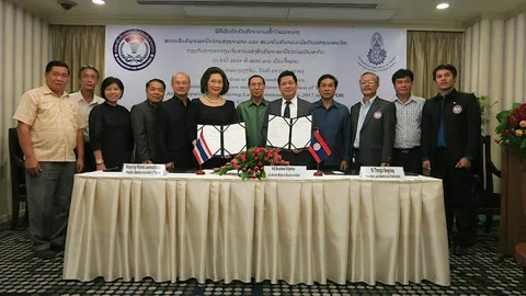 ส.ขนไก่ไทย จับมือ สปป.ลาว ส่งเสริมกีฬา-ท่องเที่ยว