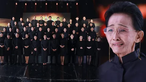 ครูชลธี ธารทอง ยกทัพศิลปินลูกทุ่งถ่ายมิวสิกวิดีโอ 'ฟ้าร้องไห้' ทั้งน้ำตา