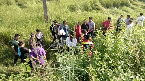 หนุ่มน้อย ม.5 ควบ จยย.คันใหญ่เกี่ยวสลิงดึงเสาไฟ กระเด็นตกคอหักตาย