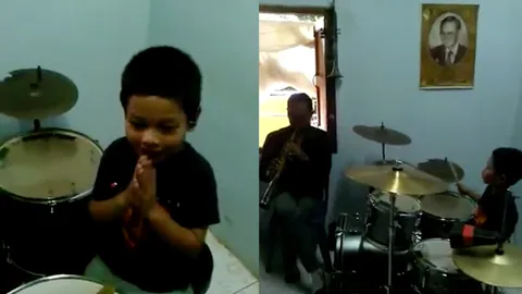 "น้องเนเน่" มือกลองจิ๋วอัจฉริยะ ตีกลองเพลงใกล้รุ่ง ถวายแด่ในหลวง ร.9 (ชมคลิป)