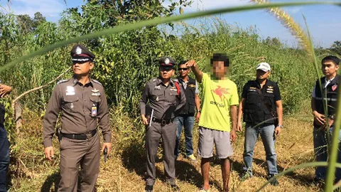 จับแล้ว! มือฆ่าสาวลาว ใช้หินทุบหัวทิ้งศพไร่มัน อ้างโมโหทวงหนี้ไม่ได้