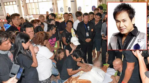 อาลัย 'สันติ' ลูกทุ่งคนดัง 'จูบไม่หวาน'