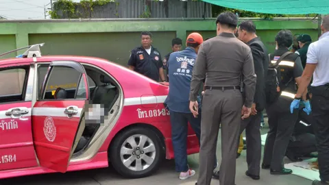 แท็กซี่จอดรถนอน ดมก๊าซพิษดับ3ศพ