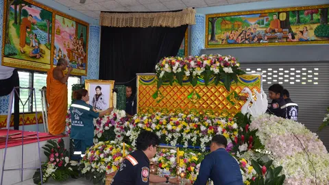 เคลื่อนร่าง‘สันติ ดวงสว่าง’ ถึงวัดบ้านเกิดที่พิจิตรแล้ว เก็บศพ 100 วัน
