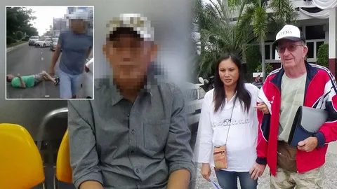 เสี่ยขับเบนซ์คลิปต่อยฝรั่งพบตร. อ้างโดนชกก่อน เฒ่าเบลเยี่ยม ไม่ยอมความ