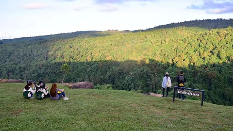 หนาวแล้ว! นทท.แห่เก็บภาพ-ท่องเที่ยวความสวยงามของ 'ภูหินร่องกล้า'