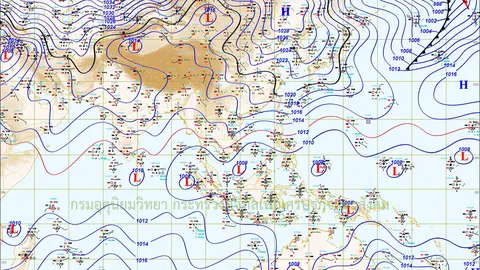 เหนือ-อีสานตอนบนมีอากาศเย็น ภาคใต้มีฝนหนักบางแห่ง 