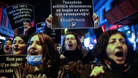 รัฐบาลตุรกียอมถอนร่างกฎหมายอภัยโทษคนข่มขืนเด็กหากยอมแต่งงาน