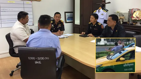 สรุปกรณีโชเฟอร์แท็กซี่ดวลหมัด แลกคัตเตอร์ โดนปรับ-จับอบรมทั้งคู่