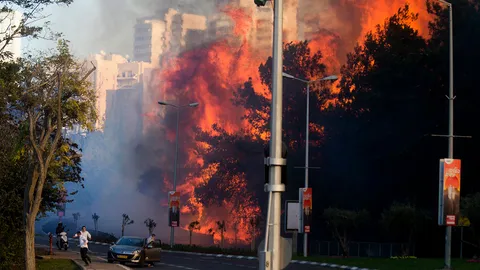 สยอง ก่อการร้ายรูปแบบใหม่ ไฟไหม้ป่ารุนแรงอิสราเอล พุ่งเป้าลอบวางเพลิง