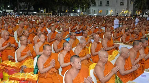 สวดทั่วโลก พิธีมงคลคาถา ถวายพระพร