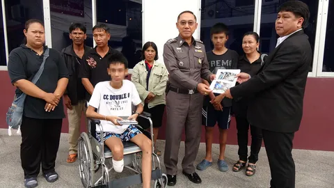 ทนายนำแม่เด็กถูกชนขาขาดร้องผู้การฯ ระยอง ให้สอบเอาผิดรถสายตรวจ สภ.แกลง