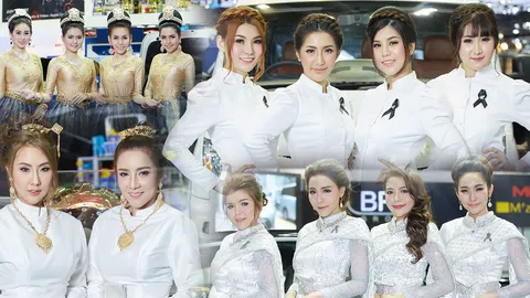 เซตใหม่! ปรบมือสิ รออะไร สาวมอเตอร์เอ็กซ์โปพริตตี้ชุดไทยได้หมดถ้าสดชื่น