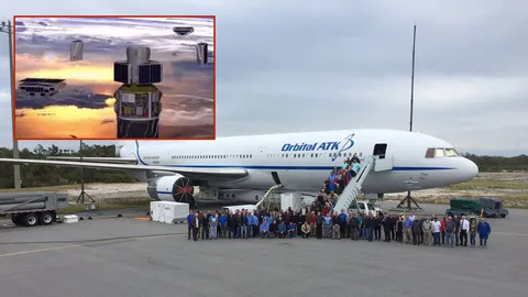 นาซา ยกเลิกปล่อยจรวดเพกาซัส ส่งดาวเทียมจิ๋ว 'ซีนัส' เลื่อนเป็นพรุ่งนี้