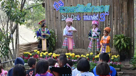 ภูหินร่องกล้า 8 องศาฯ ชวนไปดูซากุระไทยแลนด์ แวะช็อปตลาดนัดเด็กดอย  