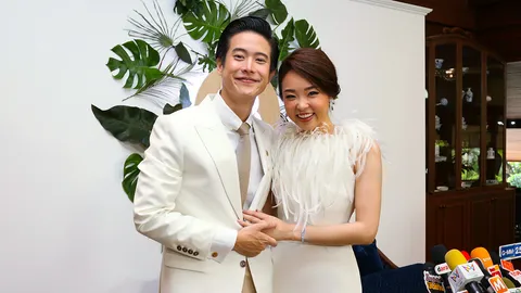 สาวๆอกหัก คุณวีแต่งงานแล้ว!! โบ ธนากร จูงมือแฟนสาววิวาห์บรรยากาศน่ารัก