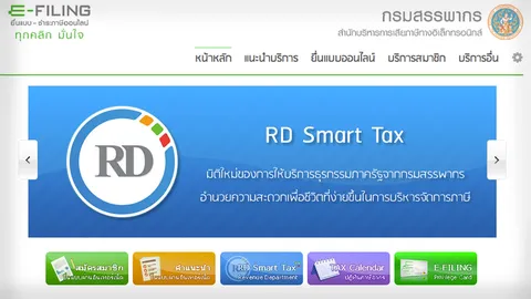 สรรพากร แนะยื่นภาษีผ่านเว็บสะดวกสุด ชี้ สมัครพร้อมเพย์ คืนเงินภาษีเร็ว