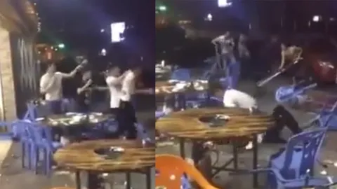 โอละพ่อ! ศึกแย่งคะน้าหมูกรอบ คลิปเก่าตั้งแต่กลางปี เหตุเกิดที่สิบสองปันนา