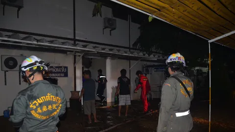 ไฟไหม้ห้องเช่ารายวันนครปฐมกลางดึก เสียหาย 30 ห้อง โชคดีไร้เจ็บ-ตาย