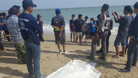 สลดส่งท้ายปี!! นร.ชาย เทคนิคสมุทรสาคร สังเวยหาดเจ้าสำราญ จมทะเลดับ