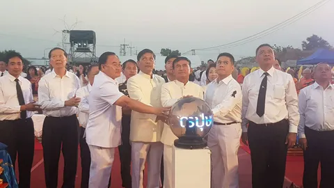 เปิดพระพักตร์ 'พระพุทธปุษยคีรีศรีสุวรรณภูมิ' แกะสลักบนหน้าผามังกรบิน
