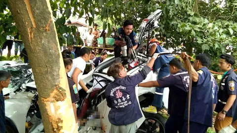 อุบัติเหตุรับปีใหม่ วันเดียวในสุราษฎร์ฯ 3 ราย สังเวยไป 7 ศพ