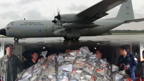 ทอ.ส่ง ซี-130 ไปหาดใหญ่ ลำเลียงของช่วยเหลือผู้ประสบอุทกภัยภาคใต้