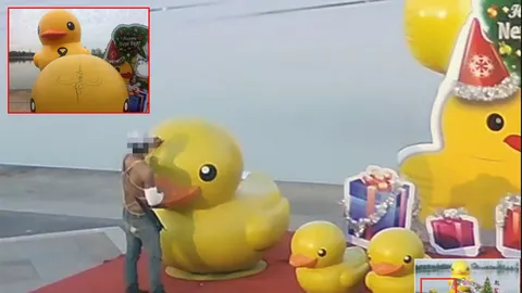 ของขลัง? ทน.อุดรฯ ล่าตัวหนุ่มใส่เฝือกแขนขวาลงยันต์เป็ดเหลือง (ชมคลิป)