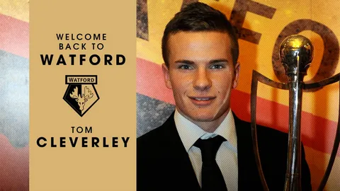 'วัตฟอร์ด' ยืม 'เคลฟเวอร์ลีย์' จนจบซีซั่น พ่วงออปชั่นซื้อขาด