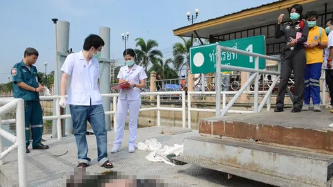 พบศพชายนิรนามอืดกลางคลองรังสิต หูขวาฉีก คาดตายมาแล้ว 2-3 วัน