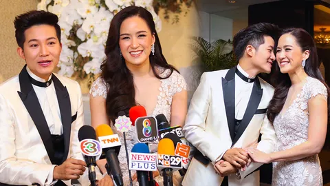 มันซึ้ง! อั๋น ภูวนาท น้ำตาคลอวิวาห์ จ๋า ทิฟฟานี่ อยากมีลูกเลย (ชมคลิป)