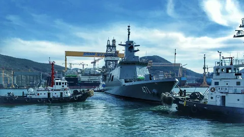 ทร.เตรียมปล่อยเรือฟริเกตลำใหม่ รล.ท่าจีน ลงน้ำที่เกาหลีใต้ 23 ม.ค.นี้