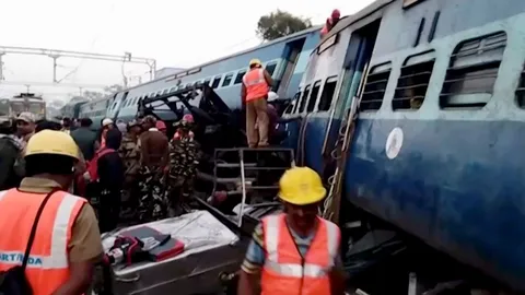 รถไฟอินเดียตกรางดับ-เจ็บนับสิบ