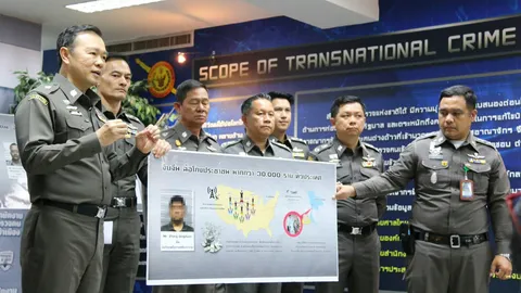 สตม.แถลงจับใหญ่แก๊งต่างชาติ มาเฟียอินเดีย-หนุ่มจีนตุ๋นลงทุน สูญ 500 ล.