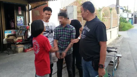 ป.รวบหนุ่มเมืองคอนใช้เหล็กขูดชาร์ปแทงอริดับ หนีซุกย่านคันนายาว ไม่รอด