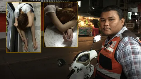 เปิดใจ 'หม่ำ' วิน จยย.รับจ้าง สวมบทสุภาพบุรุษ เฝ้าสาวหน้าตาดีเมายันเกือบสว่าง (ชมคลิป)