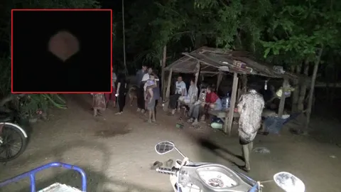 ผวา! แสงไฟประหลาดโผล่ เชื่อเป็น 'ผีกระสือ' หมาที่เลี้ยงตายไปหลายตัว (ชมคลิป)