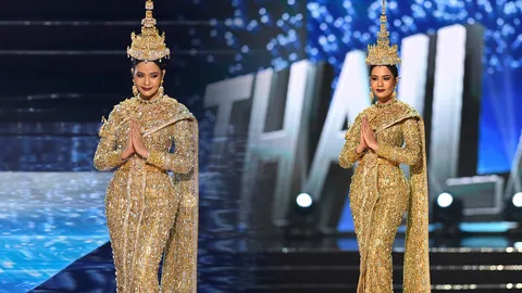 ชมชัดๆ น้ำตาล ออร่าส่อง! ประกวดชุดประจำชาติมิสยูนิเวิร์ส 2016 (ชมคลิป)