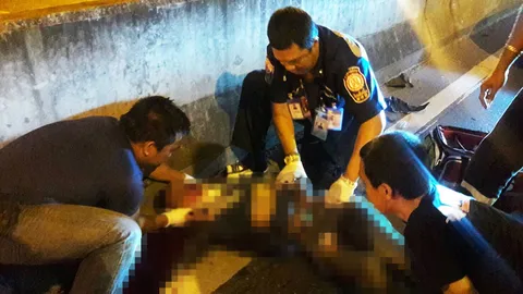 โจ๋ 17 ซิ่งจยย.ย้อนศรขึ้นสะพานพระราม 4 ชนเก๋งร่างลอยละลิ่วดับสยอง