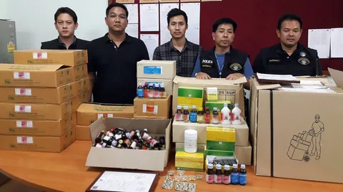 กองปราบจับร้านยาแอบขาย ‘ทรามาดอล-ยาน้ำแก้ไอ’ ให้โจ๋ย่านบึงกุ่ม