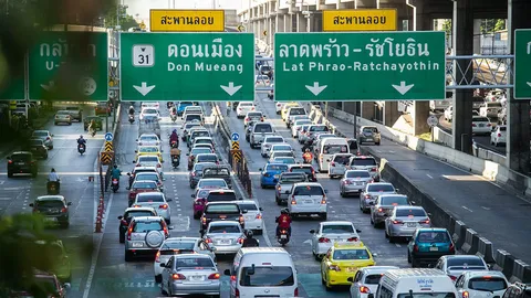เตรียมตัวรถติด! คืนนี้ 5ทุ่ม ปิดพหลฯ ขาเข้า หน้า ธ.ทหารไทย ทำรถไฟฟ้า